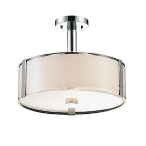 4 Light Round Chandelier with Chrome Finish - 902101