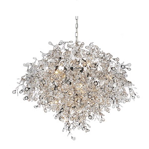 17 Light Chandelier with Chrome Finish - 902171