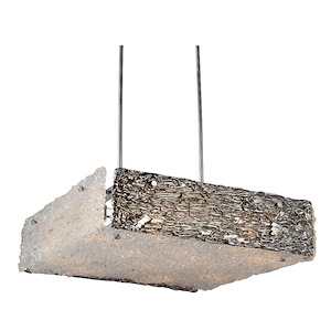 10 Light Chandelier with Chrome Finish - 902198