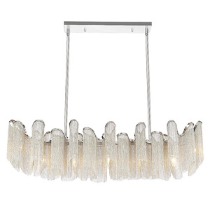 7 Light Down Chandelier with Chrome finish - 902227