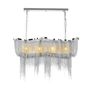 11 Light Down Chandelier with Chrome finish - 902239