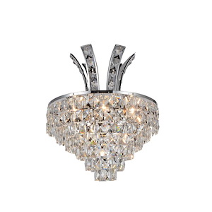 3 Light Wall Sconce with Chrome Finish - 902274