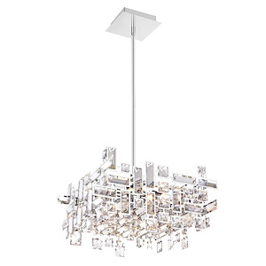 6 Light Chandelier with Chrome Finish - 902283