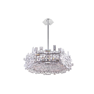 12 Light Chandelier with Chrome Finish - 902285