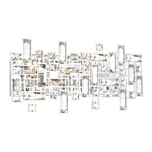4 Light Wall Sconce with Chrome Finish - 902288