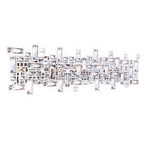 8 Light Wall Sconce with Chrome Finish - 902290