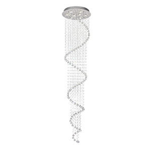 Spiral - 8 Light Flush Mount-110 Inches Tall and 24 Inches Wide - 1277209