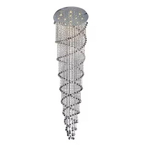 12 Light Flush Mount with Chrome Finish - 902364