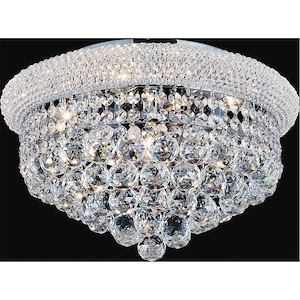 5 Light Flush Mount with Chrome Finish - 902474