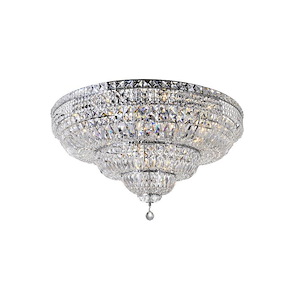 22 Light Flush Mount with Chrome Finish - 902531