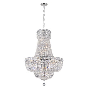 13 Light Chandelier with Chrome Finish - 902535