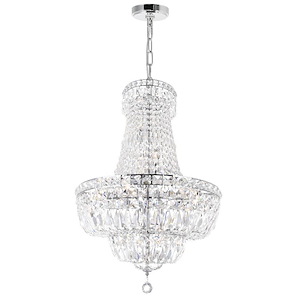 17 Light Chandelier with Chrome Finish - 902536