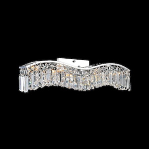 5 Light Wall Sconce with Chrome Finish - 1252991