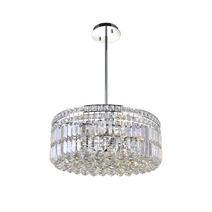 8 Light Chandelier with Chrome Finish - 902567