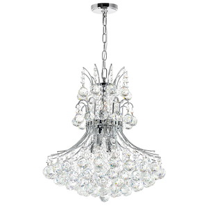 8 Light Chandelier with Chrome Finish - 902596