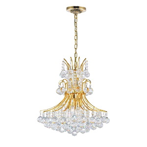 8 Light Chandelier with Gold Finish - 902597