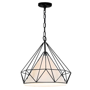 1 Light Chandelier with Black Finish - 902745