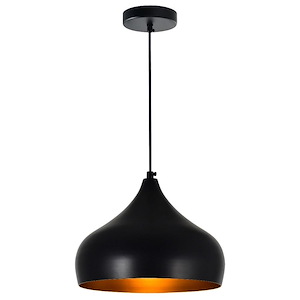 Dynamic - 1 Light Down Pendant-10 Inches Tall and 13 Inches Wide - 1268382
