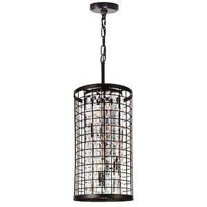 4 Light Mini Pendant with Brown Finish - 902892
