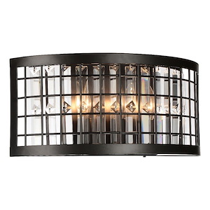 3 Light Wall Sconce with Brown Finish - 902897