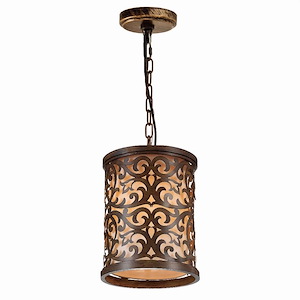 1 Light Mini Pendant with Brushed Chocolate Finish - 903022
