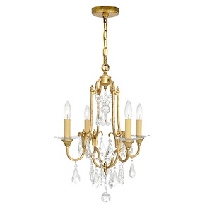 4 Light Chandelier with Oxidized Bronze Finish - 903094