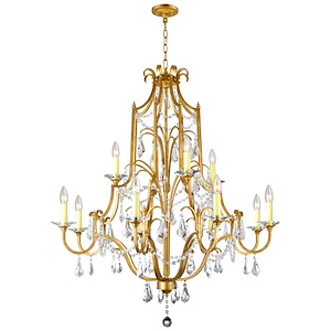 12 Light Chandelier with Oxidized Bronze Finish - 903096
