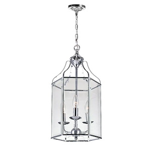 3 Light Mini Pendant with Chrome Finish - 903323