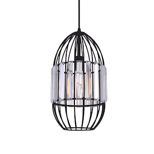 1 Light Mini Pendant with Black Finish - 903395
