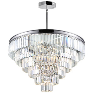 15 Light Chandelier with Chrome Finish - 903459