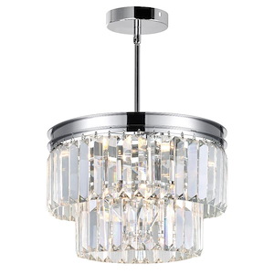 5 Light Pendant with Chrome Finish - 903460