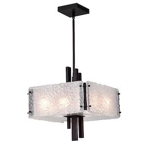 6 Light Pendant with Black Finish - 903469