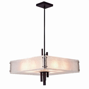 10 Light Chandelier with Black Finish - 903470