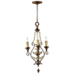 Meriel - Three Light Chandelier - 16 Inches Wide by 30.5 Inches High - 218004