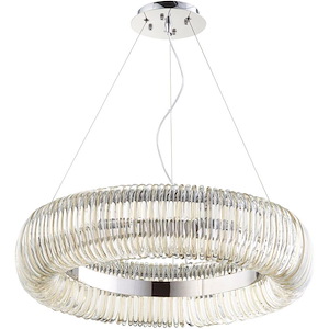 Beaming Around - Eight Light Pendant - 27 Inches Wide by 8 Inches High - 844262
