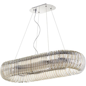 Beaming Around - Eight Light Pendant - 38.5 Inches Wide by 7.75 Inches High - 844263