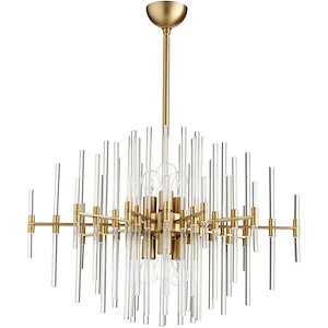 Quebec - six Light Pendant - 30.5 Inches Wide by 25 Inches High - 844101