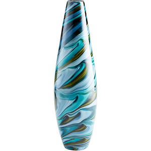 Chalcedony - Large Vase - 6 Inches Wide by 19.75 Inches High - 844380
