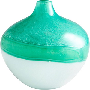 Iced Marble - Medium Vase - 8.5 Inches Wide by 8.25 Inches High - 844653