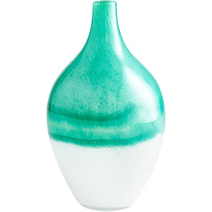 Iced Marble - Large Vase - 7.5 Inches Wide by 12.75 Inches High - 844650
