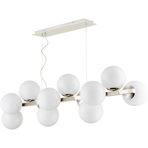 Atom - Twelve Light Pendant - 16 Inches Wide by 51.5 Inches Long - 844212