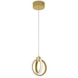 Parson - 14W 1 LED Pendant In Contemporary Style-7.5 Inches Tall and 6.25 Inches Wide - 856710