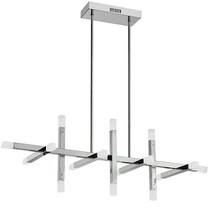 Acasia - 48W 16 LED Chandelier In Contemporary Style-13.75 Inches Tall and 40 Inches Wide - 1294472