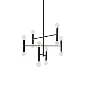 Ava - Twelve Light 3-Tier Chandelier - 856647