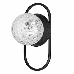 Burlat - 1 Light Wall Sconce-12 Inch Tall and 6 Inch Wide - 1375056
