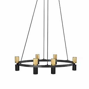 Cerelia - 600W 12 LED Chandelier-7.25 Inch Tall and 36 Inch Wide - 1364325