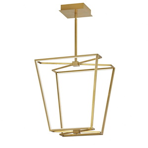 Curant - 48W 1 LED Chandelier In Modern Style-18 Inches Tall and 16.5 Inches Wide - 1263093