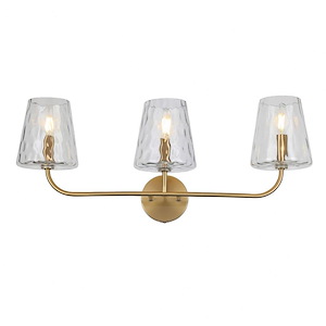 Eleanor - 3 Light Bath Vanity In Contemporary Style-11.25 Inches Tall and 26 Inches Wide - 1294370
