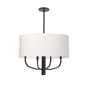 Eleanor - 4 Light Chandelier In  Style-17.5 Inches Tall and 22 Inches Wide - 1294453