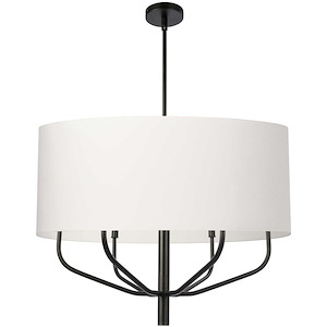 Eleanor - 6 Light Chandelier In  Style-23.5 Inches Tall and 30 Inches Wide - 1294461
